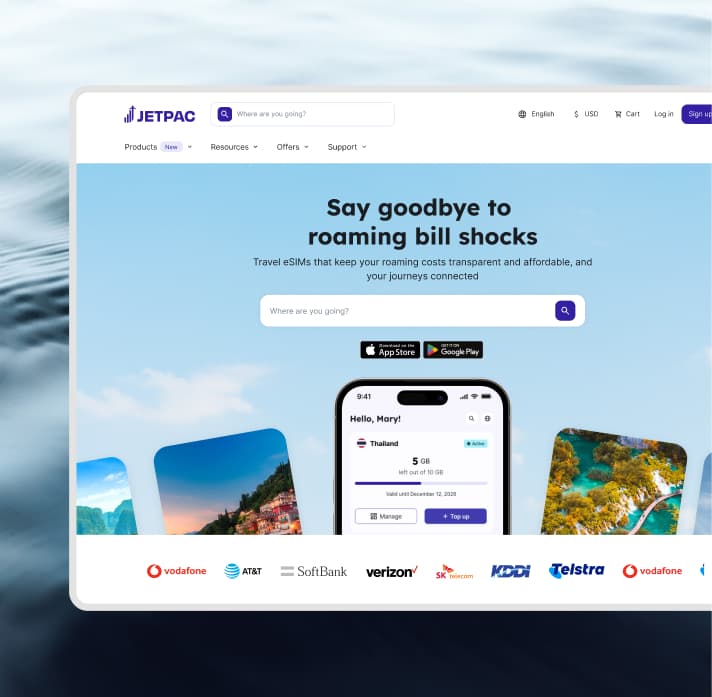 Redesigning the website homepage